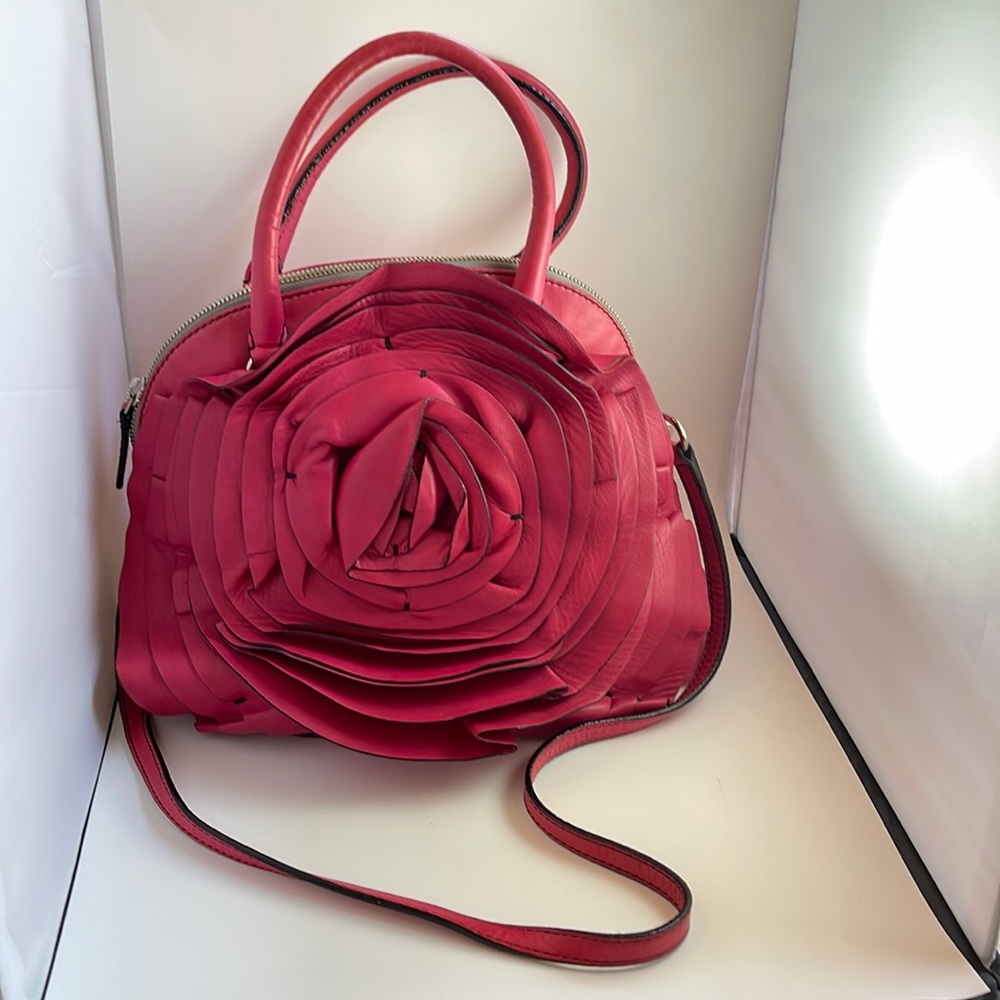 Valentino Garvani Petale Rose Dome Satchel